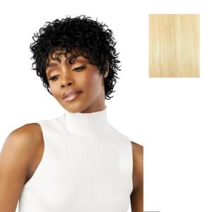 imageSensationnel Dashly Wig  Unit 25 Non Lace Cap Ready to Wear Ear to Ear Lacepart Synthetic 1 JETBLACKBLEACHBLONDE