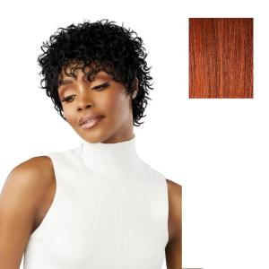 imageSensationnel Dashly Wig  Unit 25 Non Lace Cap Ready to Wear Ear to Ear Lacepart Synthetic 1 JETBLACKCOPPER