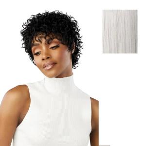 imageSensationnel Dashly Wig  Unit 25 Non Lace Cap Ready to Wear Ear to Ear Lacepart Synthetic 1 JETBLACKPLATINUMBLONDE