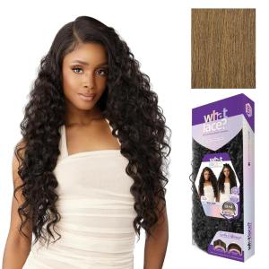 imageSensationnel What Lace 13X6 Wig  Kelani Lacefrontal Hand Tied Glueless Synthetic with Natural Density Preplucked Hairline MOCHABROWN