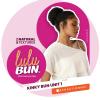 imageSensationnel LuluBun Updo Hairextensions  Kinky Bun Unit 1 Synthetic Drawstring Cap Quick and Easy Wear Hair Wig Piece 1 JETBLACKM280