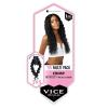 imageSensationnel Vice Bundles 3X Multi Pack Weave  HD Lace Closure  CRIMP 14quot 16quot 18quot Color1 JET BLACK
