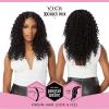 imageSensationnel Vice bundles multi weaving  boho curl synthetic virgin hair dupe bundle hair layered with 2x5 Lace Closure 14 16 18 Inch 613 BLONDE613 BLONDE
