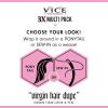 imageSensationnel Vice bundles multi weaving  boho curl synthetic virgin hair dupe bundle hair layered with 2x5 Lace Closure 14 16 18 Inch 613 BLONDET230