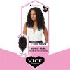 imageSensationnel Vice bundles multi weaving  boho curl synthetic virgin hair dupe bundle hair layered with 2x5 Lace Closure 14 16 18 Inch 613 BLONDET230