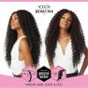 imageSensationnel Vice bundles multi weaving  boho curl synthetic virgin hair dupe bundle hair layered with 2x5 Lace Closure 14 16 18 Inch 613 BLONDET230