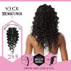 imageSensationnel Vice bundles multi weaving  deep twist synthetic virgin hair dupe bundle hair layered with 2x5 Lace Closure 14 16 18 Inch BALAYAGEBLONDE613 BLONDE