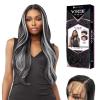 imageSensationnel Vice Lace front wig  HD Transparent Lace Preplucked Hairline with Babyhair 5 Inch Deep Part  Vice Unit 13 FLAMBOYAGECHOCOLATE 176 ounces 10 Count