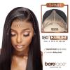 imageSensationnel Bare Lace Ypart Lacewigs  Korie Lacefront Glueless Synthetic 180 Degree Preplucked Hairline 1 JETBLACKBALAYAGEPLATINUM