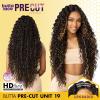 imageSensationnel Butta Lace Precut Wig  Unit 19 Glueless Extra Wide 5 Inch Deep Parting Synthetic Pre Tweezed Smaller Knot Hairline 1 JETBLACK1B OFFBLACK