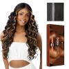 imageSensationnel Bare Lace Ypart Lacewigs  Korie Lacefront Glueless Synthetic 180 Degree Preplucked Hairline 1 JETBLACKBALAYAGEPLATINUM