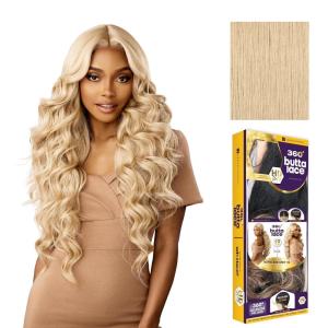 imageSensationnel Butta 360 Lace Wig  Unit 10 Wider Parting 360 Degree Lace Glueless Synthetic Preplucked Hairline 1 JETBLACKBEIGEBLONDE