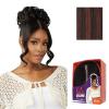 imageSensationnel Lulu bun updo hairextensions  unit 3 synthetic 3x35 hd lace parting quick and easy wear hair wig piece 1B OFFBLACKF1B350