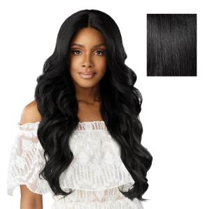 imageSensationnel Dashly Lace Front Wig  Unit 55 Hand Tied Laceparting Ear to Ear Synthetic 1 JETBLACK1 JETBLACK
