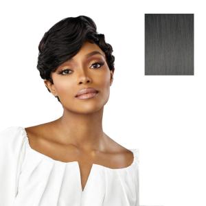 imageSensationnel Dashly Wig  Unit 26 Non Lace Cap Ready to Wear Synthetic 1 JETBLACKASHYBLUE