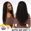 imageSensationnel Butta 360 Lace Wig  Unit 11 Wider Parting Glueless Synthetic Preplucked Hairline 1 JETBLACKHALOBLOCKALMOND