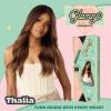 imageSensationnel Glamzy Lace Part Wig  Thalia Glueless Hand Tied Wider V Parting Synthetic Hair 1 JETBLACKBALAYAGEVANILLABLONDE