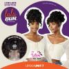 imageSensationnel Lulu Bun Updo Hairextensions  Unit 7 Synthetic 3x35 HD Lace Parting Quick and Easy Wear Hair Wig Piece 1 JETBLACKF1B30