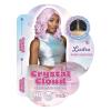 imageSensationnel ShearMuse Crystal Cloud Lace Wigs  Lustra Wide 5 Inch Deep Parting Synthetic Preplucked Hairline Glueless Lacefront CORALPINKFAIRYHEATHER