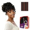 imageSensationnel Lulu Bun Updo Hairextensions  Unit 7 Synthetic 3x35 HD Lace Parting Quick and Easy Wear Hair Wig Piece 1 JETBLACKF1B350