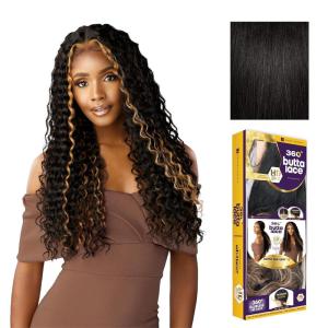 imageSensationnel Butta 360 Lace Wig  Unit 11 Wider Parting Glueless Synthetic Preplucked Hairline 1 JETBLACK1B OFFBLACK