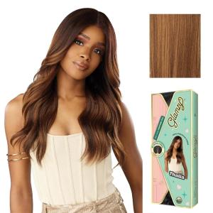 imageSensationnel Glamzy Lace Part Wig  Thalia Glueless Hand Tied Wider V Parting Synthetic Hair 1 JETBLACKBALAYAGEMACCHIATO