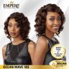 imageSensationnel Empire Curly human hair  ocean wave 10s 3pcs tangle free weaving for quick weave and sew in styles for faux highlights 1B OFFBLACK1B OFFBLACK