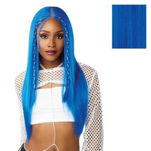 imageSensationnel Shearmuse Festigal Lacewig  Diamond Gal Glueless Ypart Laceparting Hand Tied Ready to Wear Synthetic Prestyled Units BARBIEPINKSAPPHIRE