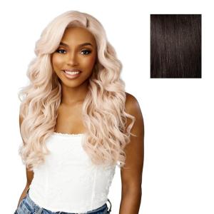 imageSensationnel Dashly Lace Front Wig  Unit 56 Hand Tied Laceparting Ear to Ear Synthetic 1 JETBLACK2 DARKBROWN