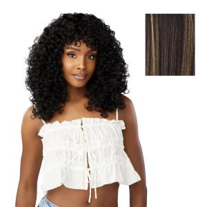 imageSensationnel Dashly Wig  Unit 27 Non Lace Cap Ready to Wear Synthetic 1B OFFBLACKBALAYAGEGOLD