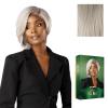 imageSensationnel Chicbob Lace Frontwig  Bob Unit 9 Face Framing Glueless Wig Wide 5 Inch Deep Part Synthetic Preplucked Hairline 1 JETBLACKDUSTYBLONDE