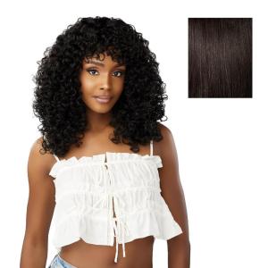 imageSensationnel Dashly Wig  Unit 27 Non Lace Cap Ready to Wear Synthetic 1 JETBLACK2 DARKBROWN