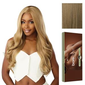 imageSensationnel Bare Lace 13X3 Lacewig  Unit 2 Lacefrontal Glueless Synthetic 180 Degree Preplucked Hairline 1 JETBLACKLIGHTASHBROWN
