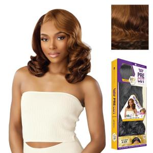 imageSensationnel Butta Lace Precut Wig  Unit 20 Glueless Extra Wide 5 Inch Deep Parting Synthetic Pre Tweezed Smaller Knot Hairline COLORFLIPMOCHACCINOCOLORFLIPCARAMEL