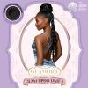 imageSensationnel Glamora Glam Updo Hairpiece  Unit 3 Ready to Wear Synthetic Bun with Adjustable Drawstring Cap 1 JETBLACK1 JETBLACK