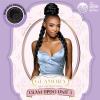 imageSensationnel Glamora Glam Updo Hairpiece  Unit 3 Ready to Wear Synthetic Bun with Adjustable Drawstring Cap 1 JETBLACK2 DARKBROWN