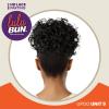 imageSensationnel Lulu Bun Updo Hairextensions  Unit 9 Synthetic 3x35 HD Lace Parting Quick and Easy Wear Hair Wig Piece 1 JETBLACK1B OFFBLACK