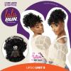 imageSensationnel Lulu Bun Updo Hairextensions  Unit 9 Synthetic 3x35 HD Lace Parting Quick and Easy Wear Hair Wig Piece 1 JETBLACKF1BBG