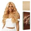 imageSensationnel Bare Lace 13X3 Lacewig  Unit 1 Lacefrontal Glueless Synthetic 180 Degree Preplucked Hairline 1 JETBLACKBEIGEBLONDE