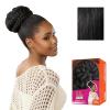 imageSensationnel Lulu Bun Hair Extensions  Braided Bun Unit 1 with Clips and Drawstring Easy Wear Protective Style Synthetic Hairpiece 1 JETBLACKM280