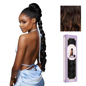 imageSensationnel Glamora Glam Updo Hairpiece  Unit 1 Ready to Wear Synthetic with Adjustable Drawstring Cap 1 JETBLACKF1B30
