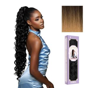 imageSensationnel Glamora Glam Updo Hairpiece  Unit 2 Ready to Wear Synthetic with Adjustable Pony Wrap 1 JETBLACKT227