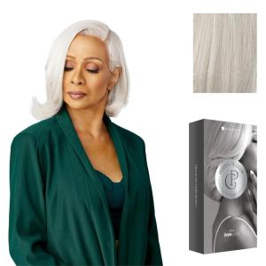 imageSensationnel Platinum Glow 13X6 Wig  Jasmine Lacefrontal Glueless human hair blend Preplucked Hairline 1 JETBLACKICYPEARL