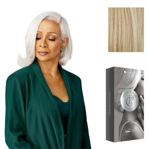 imageSensationnel Platinum Glow 13X6 Wig  Jasmine Lacefrontal Glueless human hair blend Preplucked Hairline 1 JETBLACKLUXEBLONDE