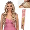 image:imageSensationnel Everly Clip in  straight 7 piece Remy human hair seamless silicone weft with butterfly technology 18 Inch 18122730 LIGHTAUBURN