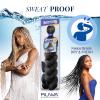 image:imageSensationnel Ruwa Prestretched Braiding Hair  6x 48 Inch Water Repellent Kanekalon Fast Dry Synthetic Sports Itch Free 1 JETBLACK4 MEDBROWN