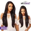image:imageSensationnel What Lace 13X6 Wigs  Morgan Lacefrontal Hand Tied Glueless Synthetic with Natural Density Preplucked Hairline 1B OFFBLACK4 MEDBROWN
