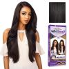 image:imageSensationnel What Lace 13X6 Wigs  Morgan Lacefrontal Hand Tied Glueless Synthetic with Natural Density Preplucked Hairline 1B OFFBLACK1B OFFBLACK