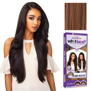 image:imageSensationnel What Lace 13X6 Wigs  Morgan Lacefrontal Hand Tied Glueless Synthetic with Natural Density Preplucked Hairline 1B OFFBLACKFLAMBOYAGECARAMEL
