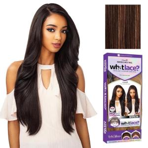 image:imageSensationnel What Lace 13X6 Wigs  Morgan Lacefrontal Hand Tied Glueless Synthetic with Natural Density Preplucked Hairline 1B OFFBLACKFLAMBOYAGECOPPER